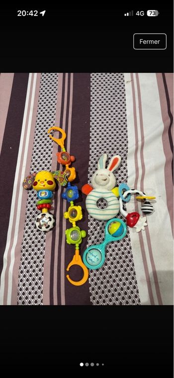 Lot hochet et jeux bébé