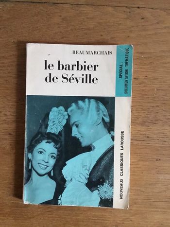 Livre « le barbier de Séville »