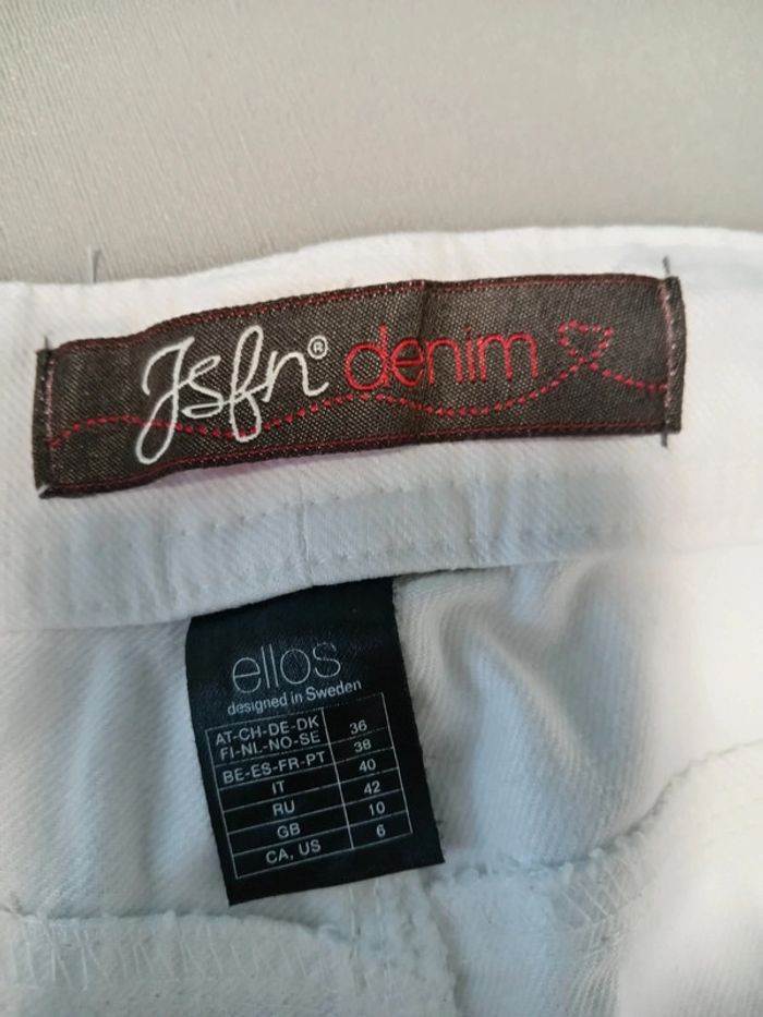 Jean blanc taille FR 38 - photo numéro 2