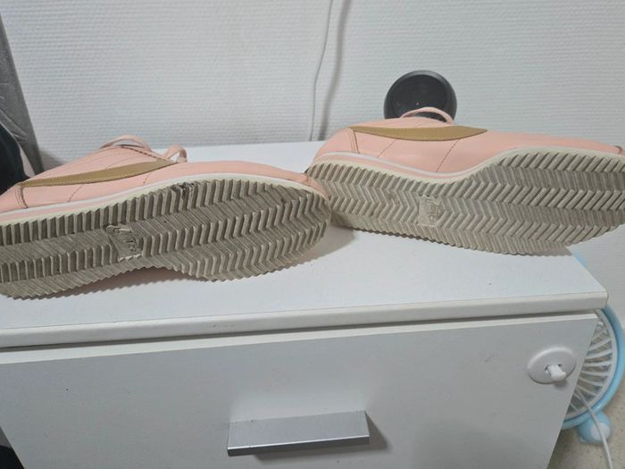 Basket cortez nike rose et doré - photo numéro 4