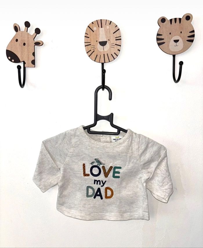 T-shirt manches longues taille 1 mois TAO