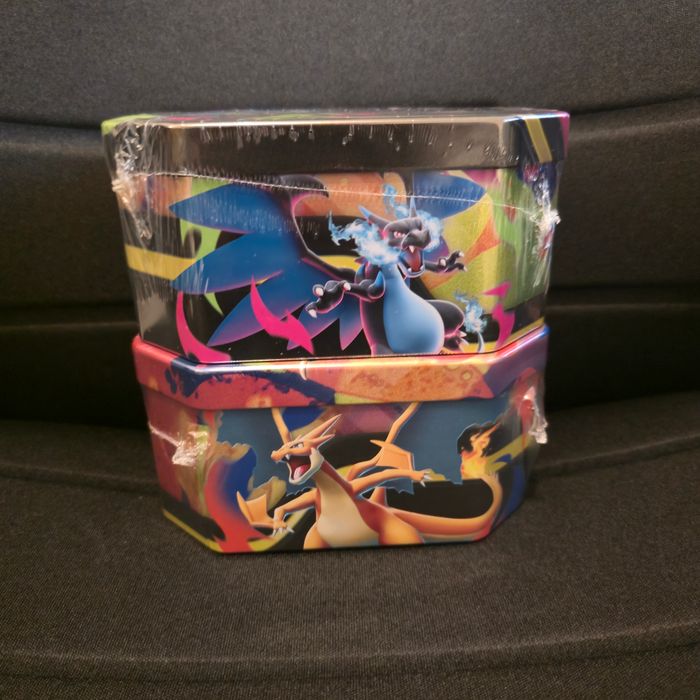 Pokémon Lot de 2 Pokébox Méga Dracaufeu X et Y (2ME2/1ME1/1EV3) - photo numéro 4