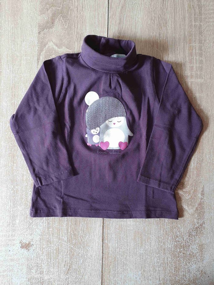 T-shirt col roulé - 12 mois