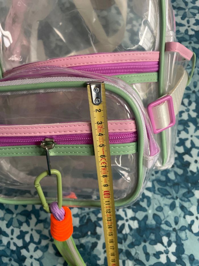 Sac à dos transparent avec sa sacoche Claire’s - photo numéro 9