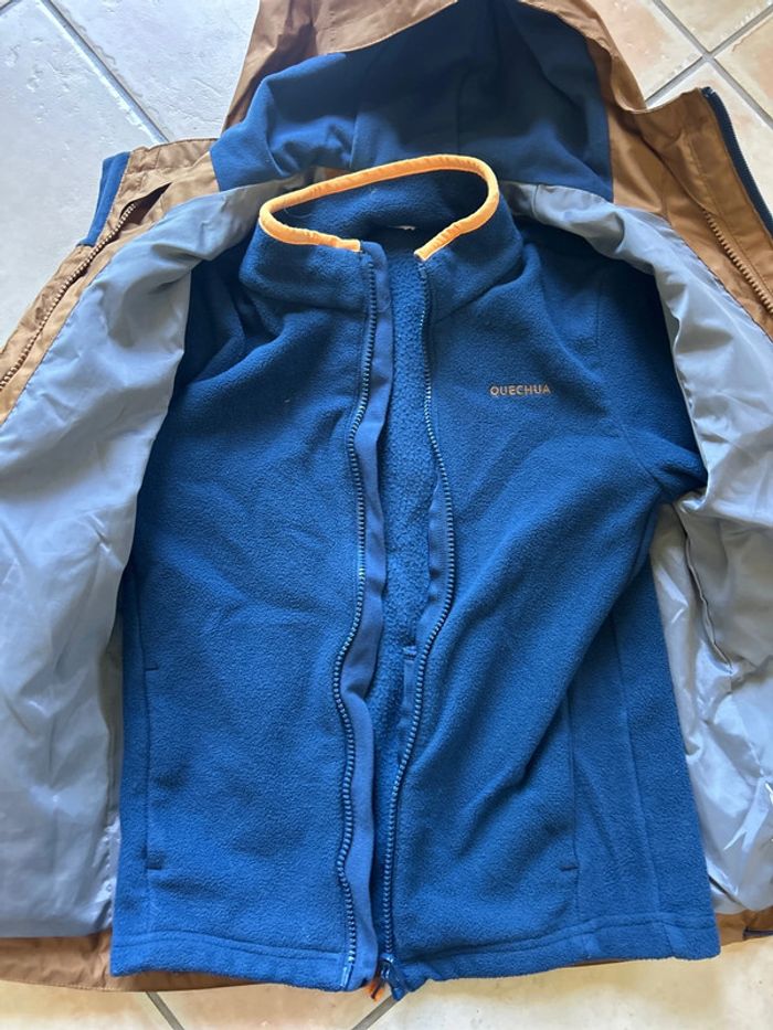 Parka + polaire queshua 8/9 ans - photo numéro 2