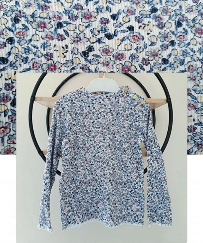 3 ans Teeshirt côtelé lulu castagnette