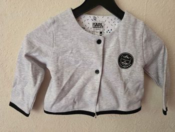 Gilet gris Karl Lagerfeld 