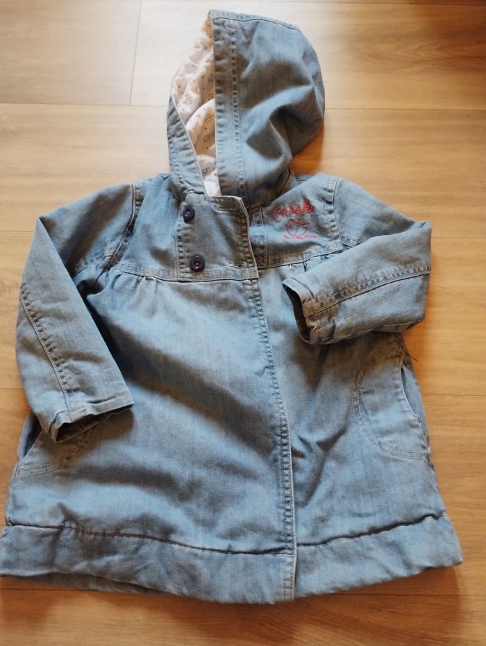 Blouson en jean fille