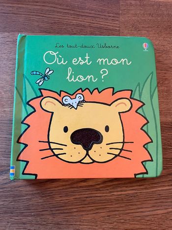 Livre Les tout doux Usborne Où est mon lion?