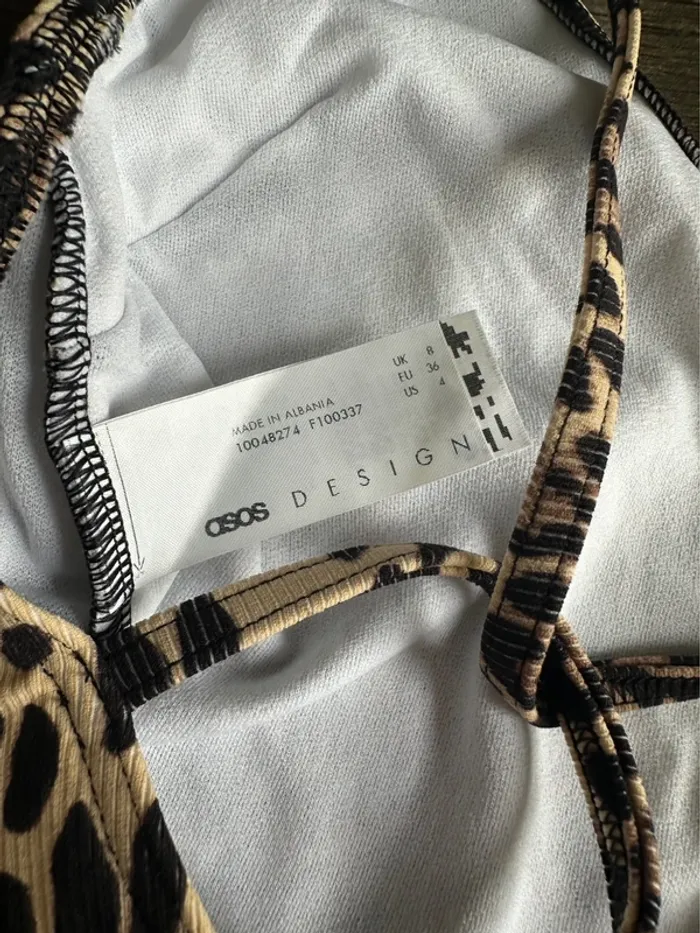 Maillot de bain 1 pièce – Imprimé léopard – ASOS – Neuf avec étiquette - photo numéro 6