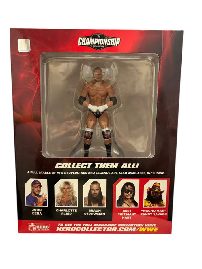 Figurine catch Wwe Championship Tripe H Eaglemoss Hero Collector neuf