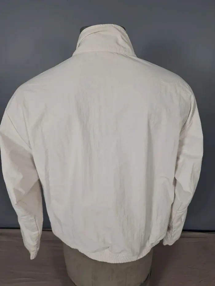 veste coupe vent champion blanche / homme taille M / brodé (470) - photo numéro 10