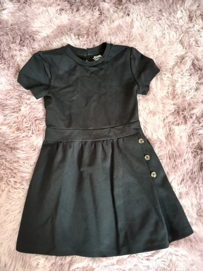 Robe ceintree noire kiabi