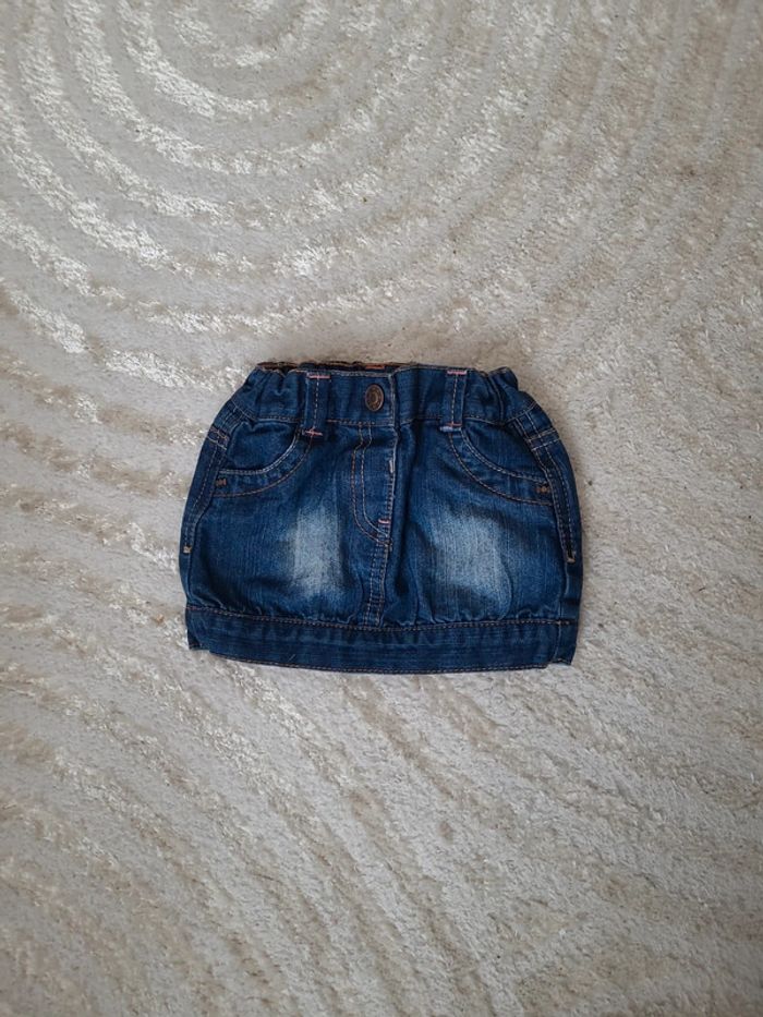 Jupe en jean bébé fille