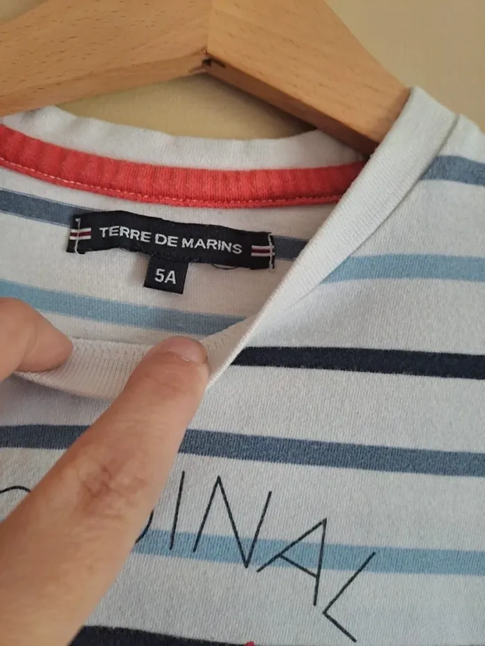 Lot 3 t-shirts garçon 5 ans MC qqs tâches prix mini - photo numéro 8