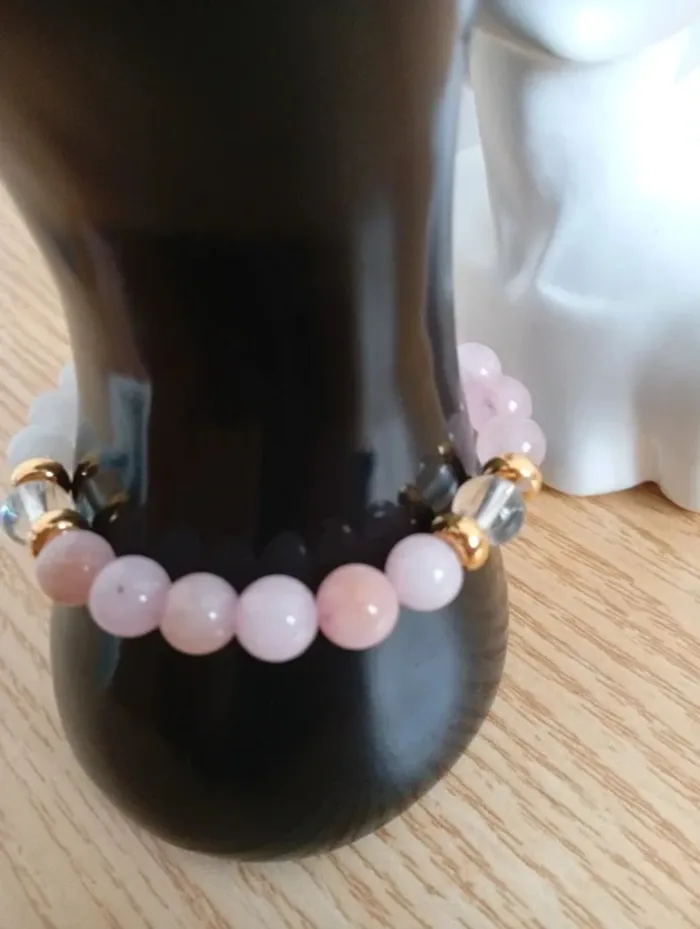 Solde 💝 Pierre de lune quartz Bracelet en pierres naturelles Lithothérapie idée cadeau femme - photo numéro 2