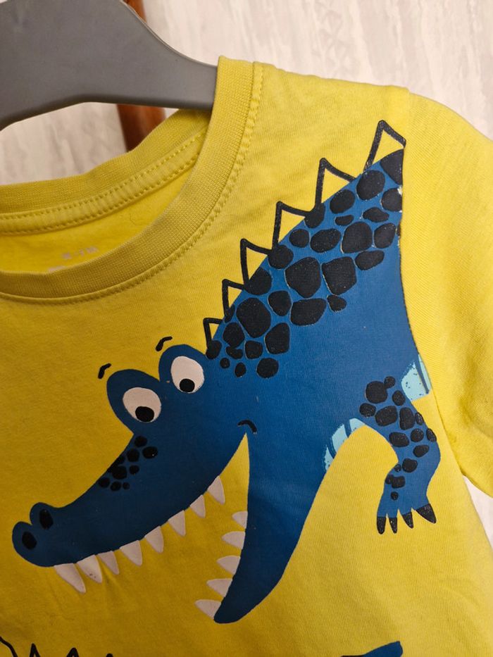 🎯 T-shirt manches courtes garçon - C&A - Taille 3 ans - Coton - photo numéro 3