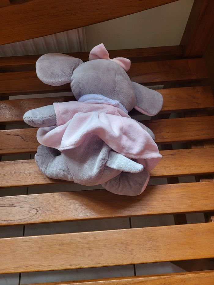 Peluche thermique éléphant câlin - photo numéro 3