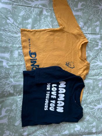 Lot de t-shirt manches longues