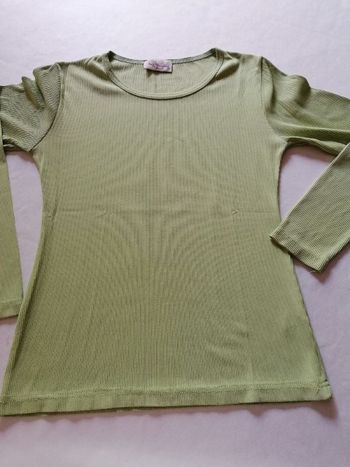Beau tee-shirt manche longue comme neuf belle marque mesure prise