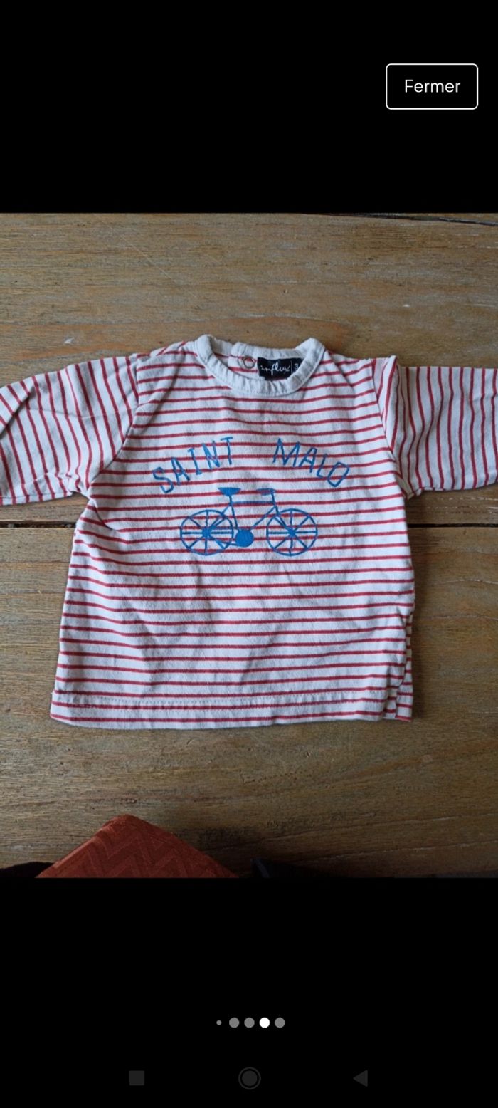 Lot 10 tee-shirts manches longues 3 mois - photo numéro 10