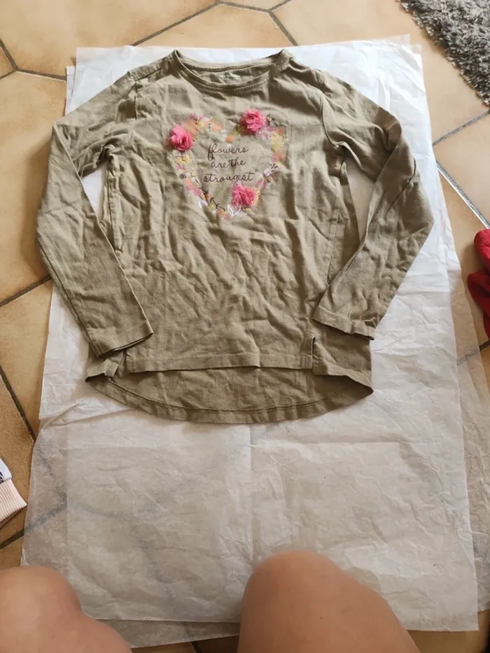 t-shirt manche longue fille