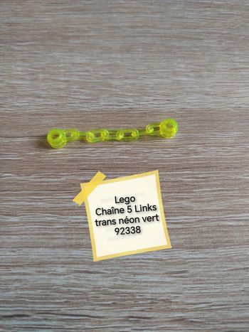Lego chaîne trans néon vert 92338