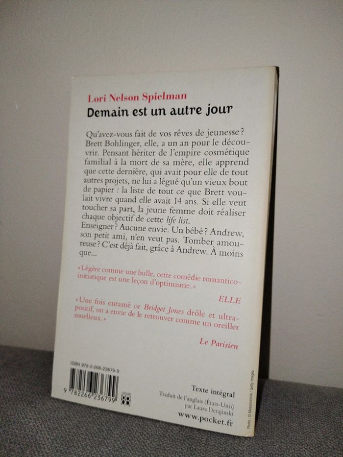 Livre "demain est un autre jour" de Lori Nelson Spielman - photo numéro 3