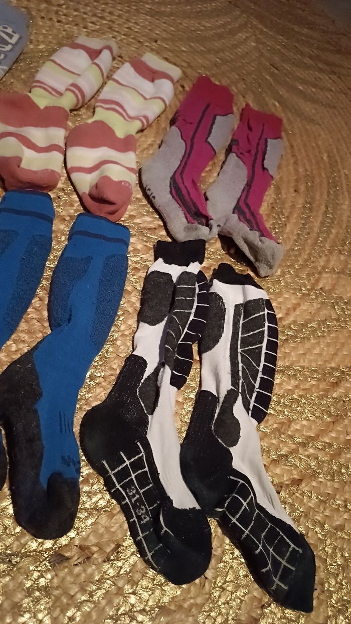 Lot de 6 paires de chaussettes de ski enfant 🎿 - photo numéro 5