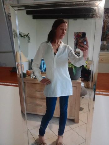 Tunique femme L blanche c73