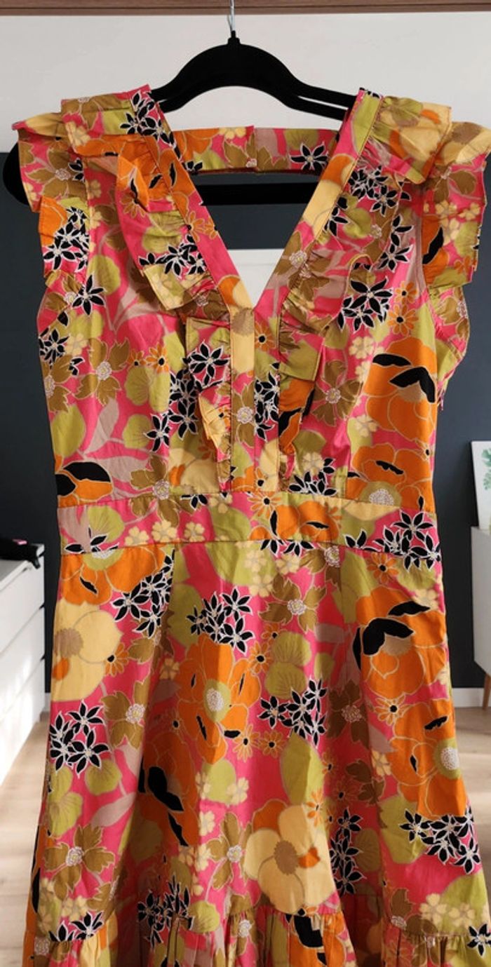 Robe manches courtes multicolore taille 38 Naf Naf - photo numéro 3