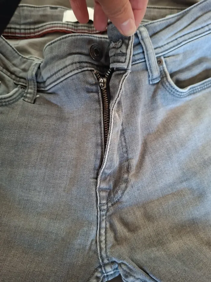 Jean gris skinny JULES W28 L30 - photo numéro 6