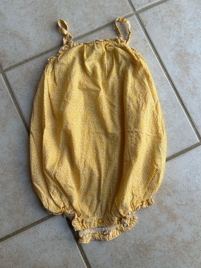 Barboteuse, débardeur, moutarde - photo numéro 2