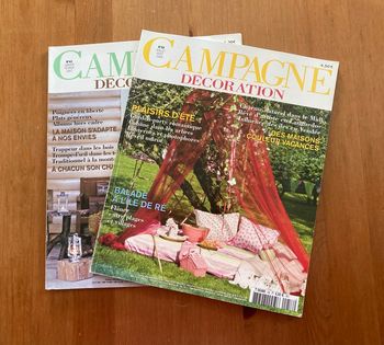 Lot 2 magazines Campagne décoration