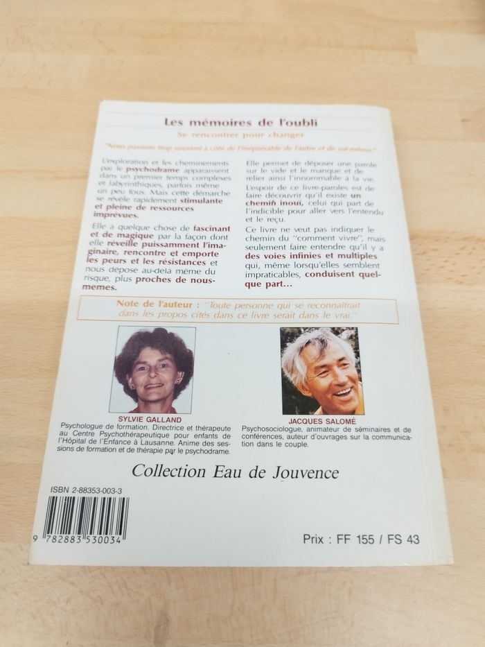 Les mémoires de l'oubli
Se rencontrer pour changer - photo numéro 2