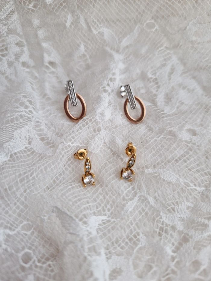 Lot boucles d'oreilles fantaisies - photo numéro 14