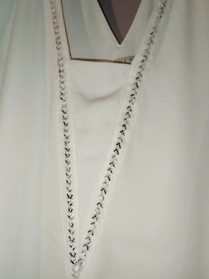Robe blanche elora taille 44 - photo numéro 4