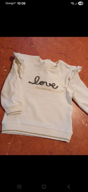 Sweat bébé taille 18 mois
