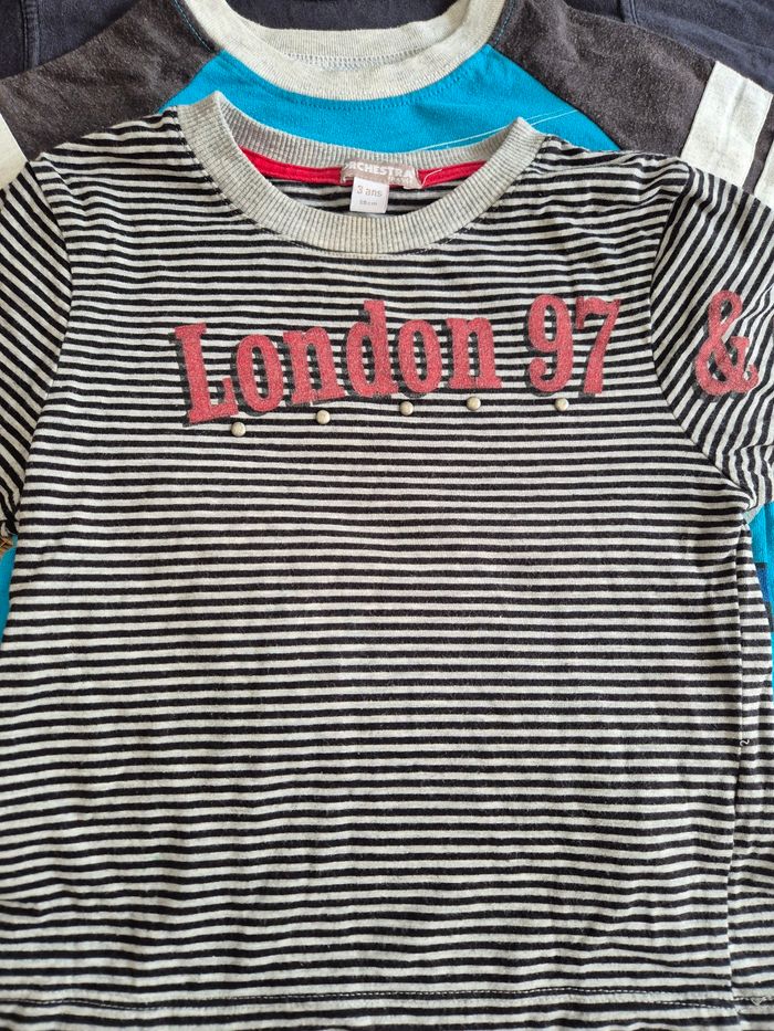 Lot de 7 tee-shirts manches longues garçon 3 ans - photo numéro 5