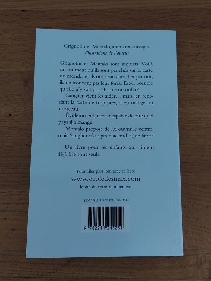 Grignotin et Mentalo, animaux sauvages - l'école des loisirs - photo numéro 3