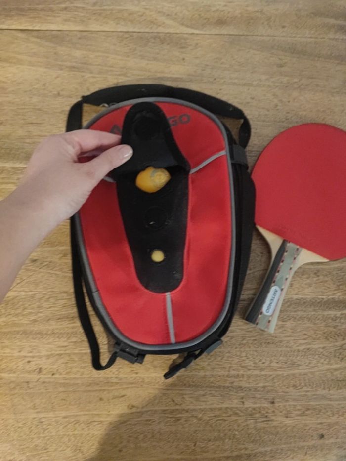 Raquette badminton avec housse et deux balles - photo numéro 4