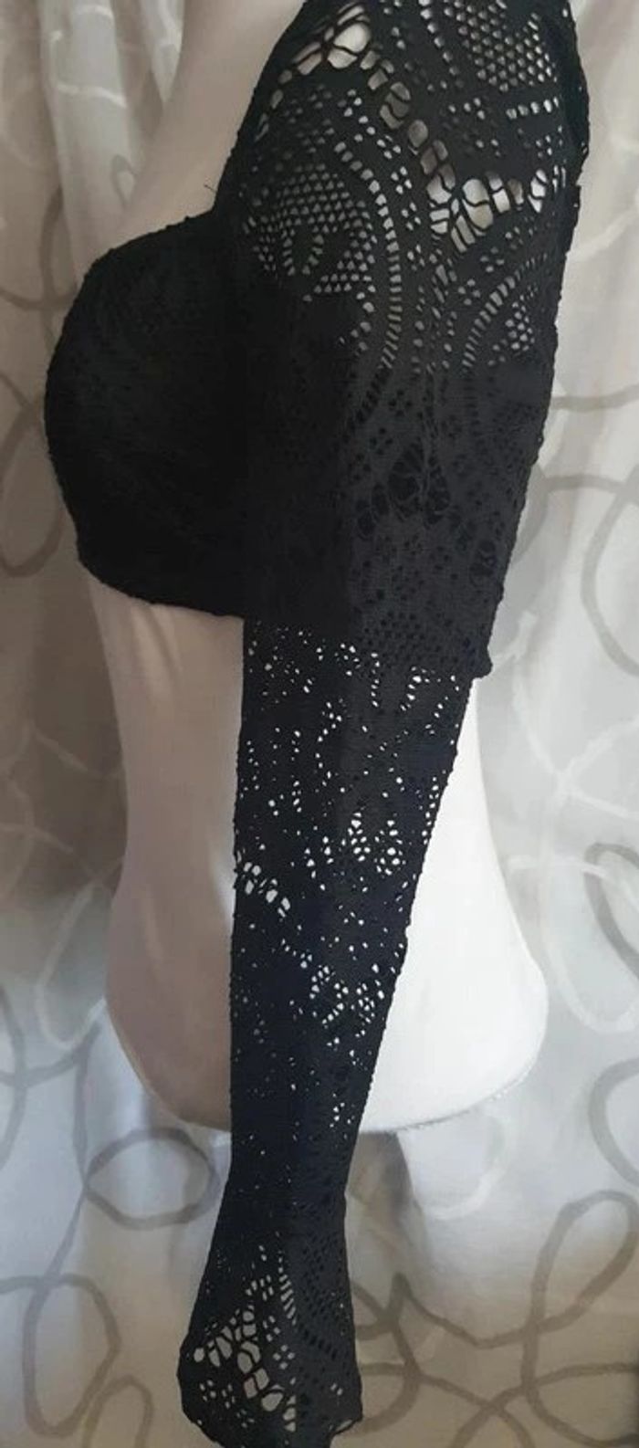 Petit haut en dentelle femme 34 - XS - photo numéro 6