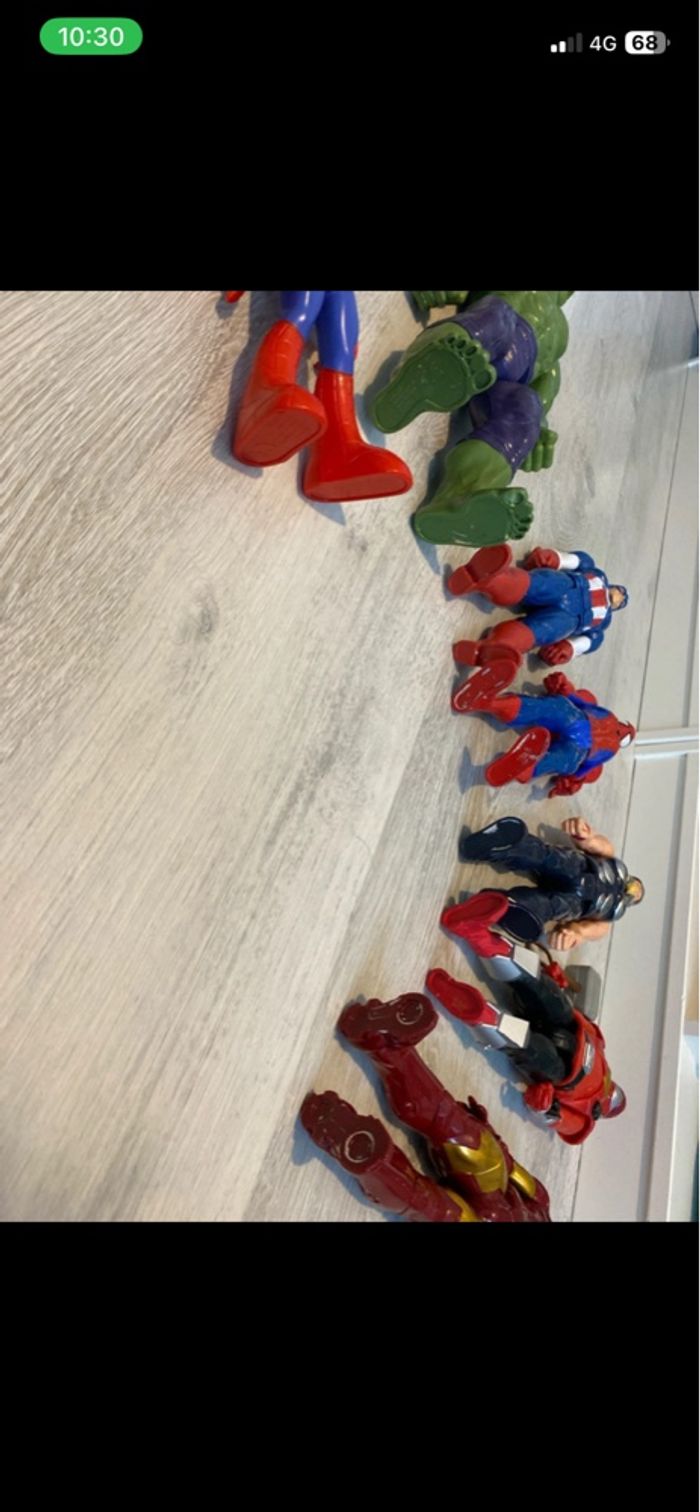 Lot de grandes figurines / bonhommes avengers - photo numéro 8
