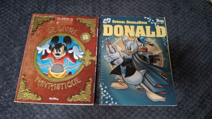 2 livres BD Donald Mickey