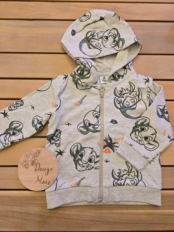 Sweet capuche DISNEY neuf 12 mois