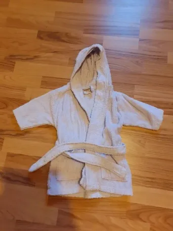 peignoir 0 à 2 ans lilas marque doudou junior