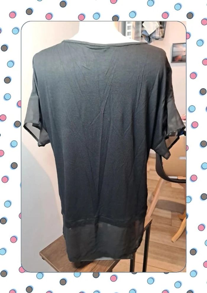 Haut femme XL – Jamais porté – Sequins & voile transparent - photo numéro 7