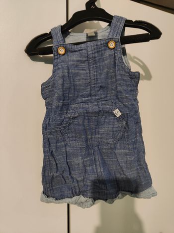 Salopette short bébé