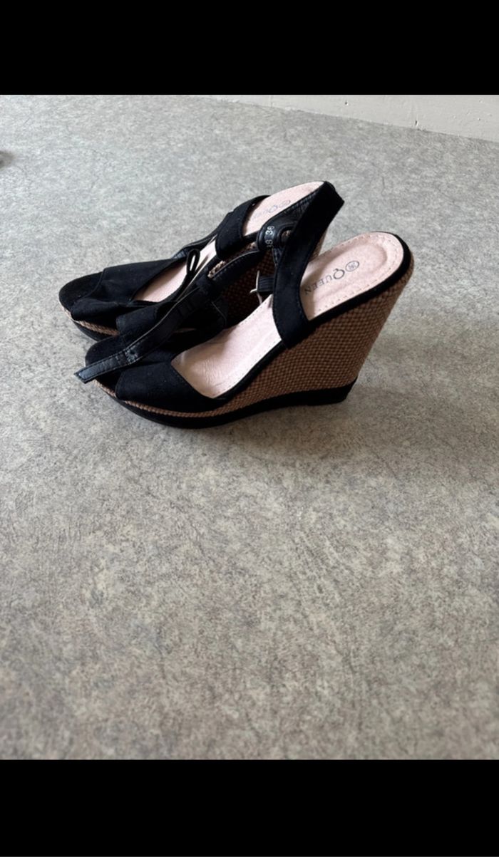 Chaussure à talon compensées femme - photo numéro 2