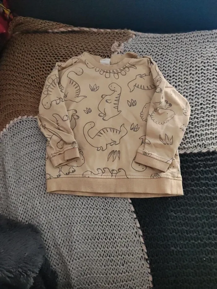 Sweat dinosaures 80cm